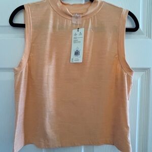 CALIA by Carrie Underwood Peach Sleeveless Crop Tank